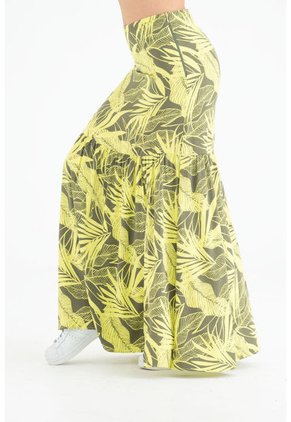 Falda Larga Minich Verde Ragged Pf31320338