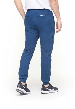 Pantalón Jogger Bolsillos Laterales Para Hombre – Rappaz-Azul
