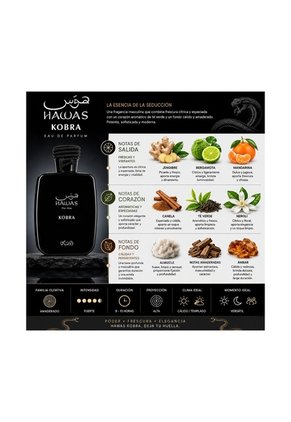 Perfume Hawas Kobra Rasasi Hombre 100 Ml EDP