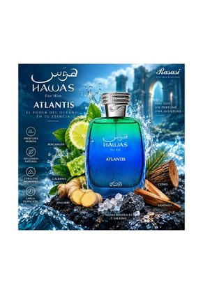 Perfume Rasasi Hawas Atlantis EDP Hombre 100 Ml