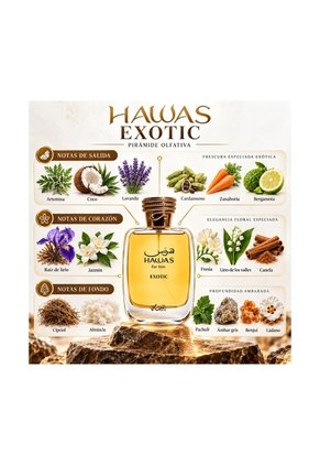 Perfume Hawas Exotic Rasasi Hombre 100 Ml EDP