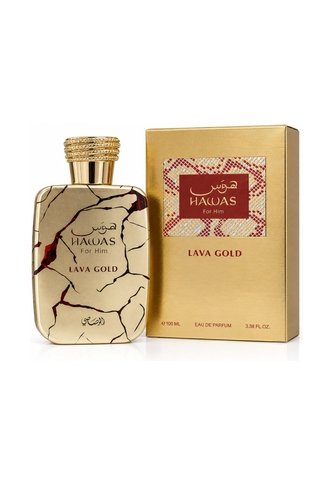 Perfume Hawas Lava Gold Rasasi Hombre 100 Ml EDP Rasasi