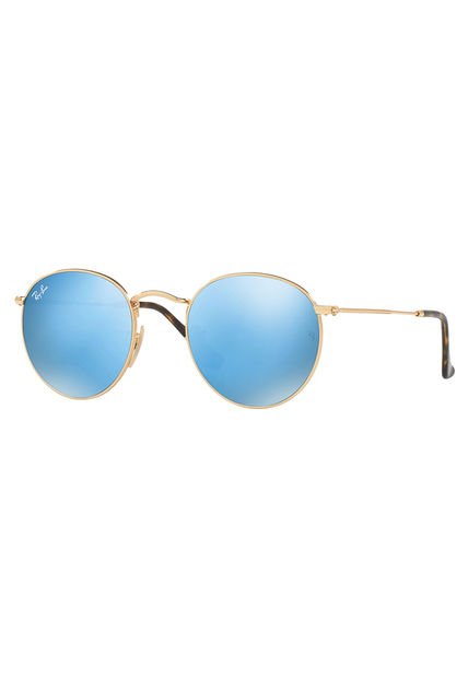 Gafas Doradas-Café Ray Ban Round Flashlenses