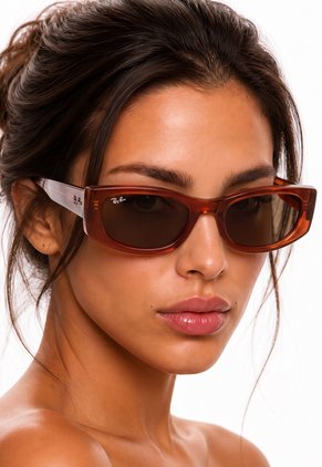 Gafas de Sol Ray-Ban Bio-Based Naranja Transparente