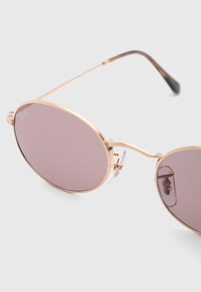 Gafas de Sol Ray-Ban Oval Dorado