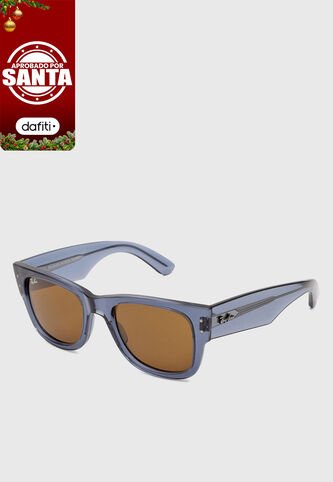 Gafas de Sol Ray-Ban Mega Wayfarer Transparente Azul Ray-Ban