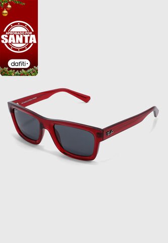 Gafas de Sol Ray-Ban Warren Transparente Rojo Ray-Ban