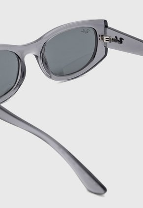 Gafas de Sol Ray-Ban Bio-Based Gris Transparente
