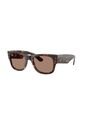 Gafas De Sol Ray-Ban Mega Wayfarer RB0840 Marrón Hombre Y Mujer de Ray-Ban