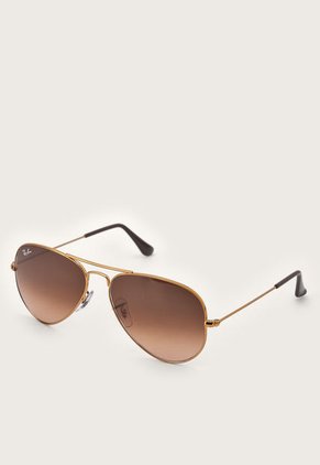 Gafas Dorado-Café Ray-Ban Aviator Large Metal