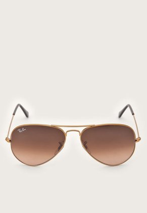 Gafas Dorado-Café Ray-Ban Aviator Large Metal