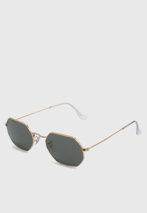Gafas de Sol Dorado-Verde Ray-Ban Octagonal Classic