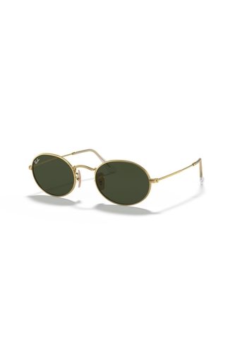 Gafas De Sol Ray-Ban Oval RB3547 Dorado Hombre Y Mujer Ray-Ban