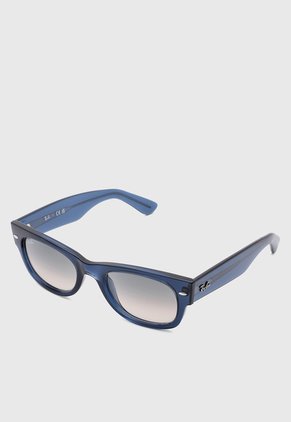 Gafas de Sol Ray-Ban Mega Wayfarer II Azul Transparente