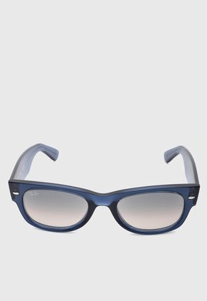 Gafas de Sol Ray-Ban Mega Wayfarer II Azul Transparente
