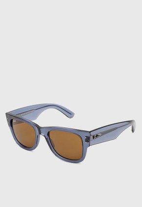 Gafas de Sol Ray-Ban Mega Wayfarer Transparente Azul