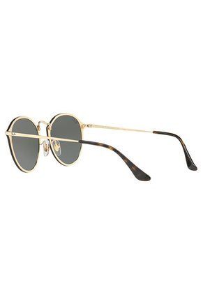 Gafas Doradas-Negras-Café Ray Ban Blaze Round
