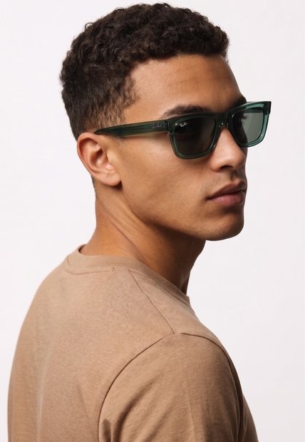 Gafas de Sol Ray-Ban Warren Bio-Based Transparente Verde