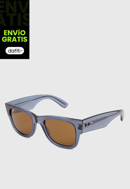 Gafas de Sol Ray-Ban Mega Wayfarer Transparente Azul