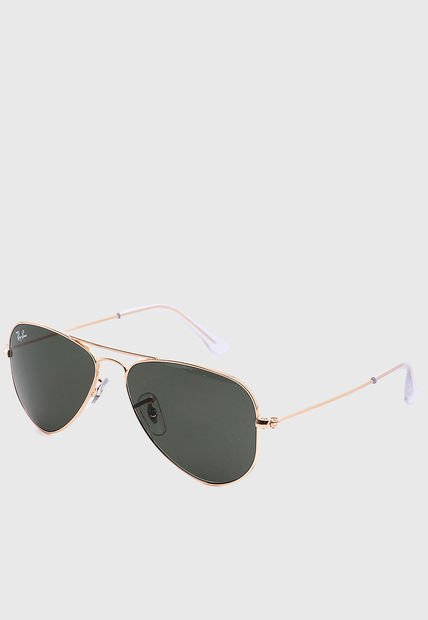 Gafas de Sol Dorado-Verde Oscuro Ray-Ban Aviator Extra Small