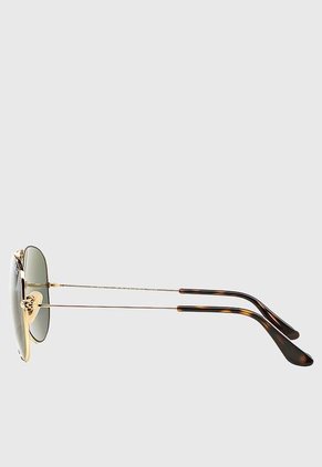 Gafas Dorado-Café Ray-Ban Aviator Large Metal