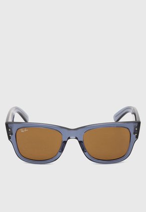 Gafas de Sol Ray-Ban Mega Wayfarer Transparente Azul