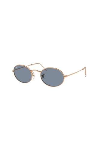 Gafas De Sol Ray-Ban Oval RB3547 Dorado Hombre Y Mujer Polarizado Ray-Ban