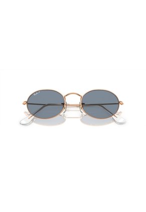 Gafas De Sol Ray-Ban Oval RB3547 Dorado Hombre Y Mujer Polarizado