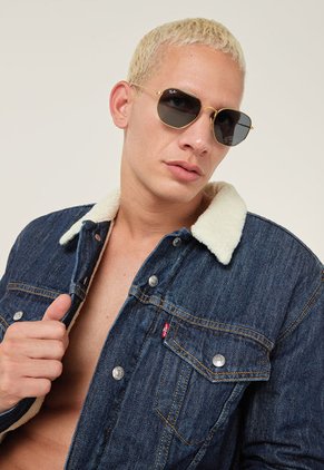 Gafas Dorado-Transparente Ray-Ban Hexagonal