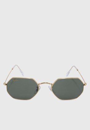 Gafas de Sol Dorado-Verde Ray-Ban Octagonal Classic