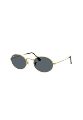 Gafas De Sol Ray-Ban Oval RB3547 Dorado Hombre Y Mujer Rayban