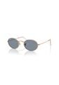Gafas De Sol Ray-Ban Oval RB3547 Dorado Hombre Y Mujer Polarizado de Rayban