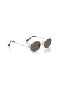 Gafas De Sol Ray-Ban Oval RB3547 Dorado Hombre Y Mujer de Rayban