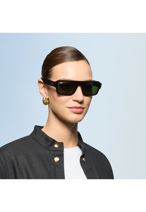 Gafas De Sol Ray-Ban Lukas RB4454 Negro Hombre Y Mujer