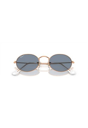 Gafas De Sol Ray-Ban Oval RB3547 Dorado Hombre Y Mujer Polarizado