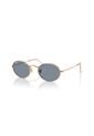 Gafas De Sol Ray-Ban Oval RB3547 Dorado Hombre Y Mujer Polarizado de Rayban