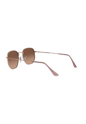 Gafas De Sol Ray-Ban Hexagonal RB3548 Rojo Hombre Y Mujer