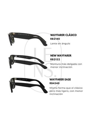 Gafas De Sol Ray-Ban Wayfarer RB2140 Negro Hombre Y Mujer