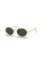 Gafas De Sol Ray-Ban Oval RB3547 Dorado Hombre Y Mujer de Rayban