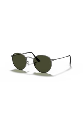 Gafas De Sol Ray-Ban Round Metal RB3447 Plateado Hombre