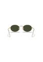 Gafas De Sol Ray-Ban Oval RB3547 Dorado Hombre Y Mujer de Rayban