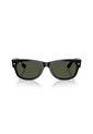 Gafas De Sol Ray-Ban Mega Wayfarer Ii RB0832S Negro Hombre Y Mujer de Rayban
