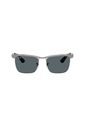 Gafas De Sol Ray-Ban Wayfarer Deluxe RB3875 Gris Hombre Y Mujer de Rayban