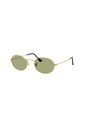 Gafas De Sol Ray-Ban Oval RB3547 Dorado Hombre Y Mujer de Rayban