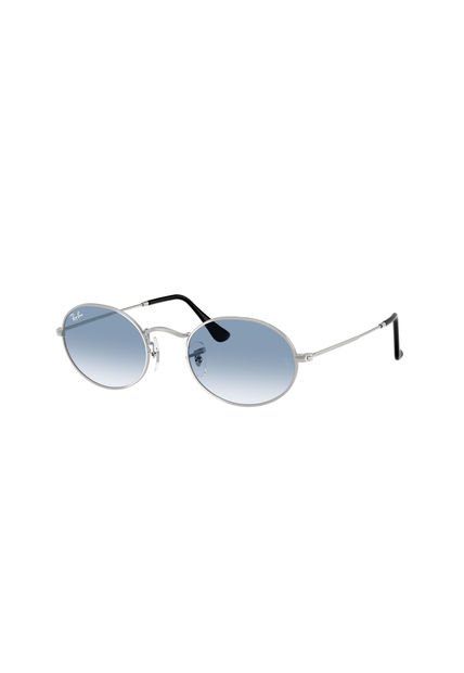 Gafas De Sol Oval Plateado Ray-Ban