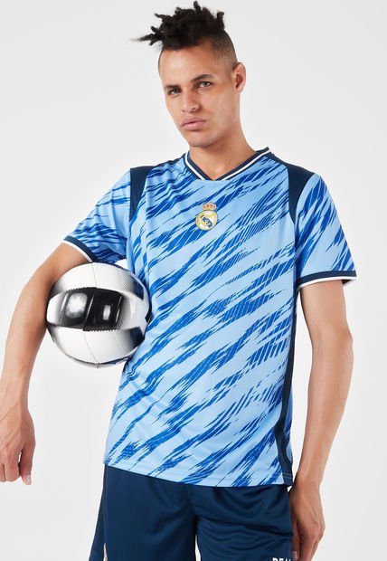 Camiseta Azul-Blanco Real Madrid