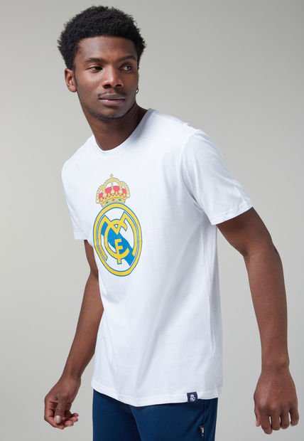 Camiseta Blanco-Amarillo-Azul REAL MADRID