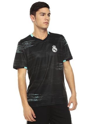 Camiseta Negra-Verde REAL MADRID
