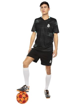 Pantaloneta Negra-Blanca REAL MADRID