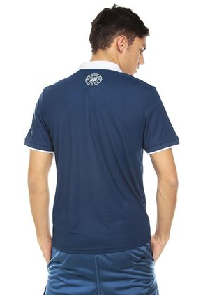 Camiseta Polo Azul Navy-Blanco REAL MADRID